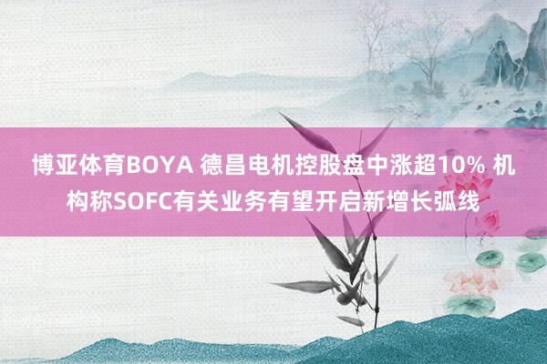 博亚体育BOYA 德昌电机控股盘中涨超10% 机构称SOFC有关业务有望开启新增长弧线